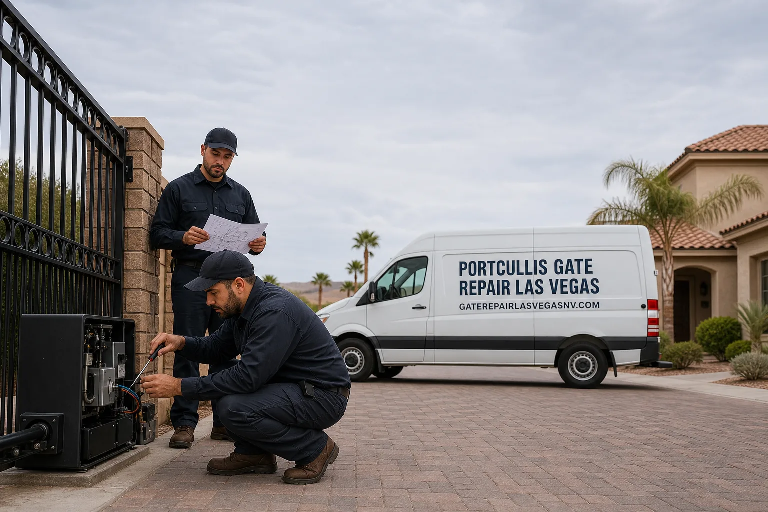 Gate Installation in Las Vegas, NV | Portcullis Gate Repair Las Vegas